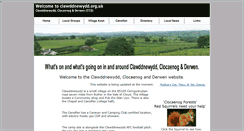 Desktop Screenshot of clawddnewydd.org.uk